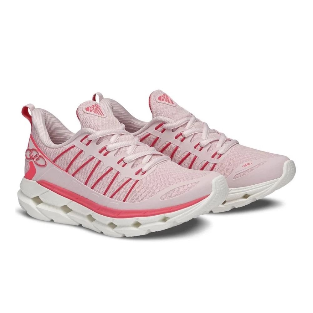 Tênis Infantil Running Cyber 3 Olympikus Rosa Multicores 2