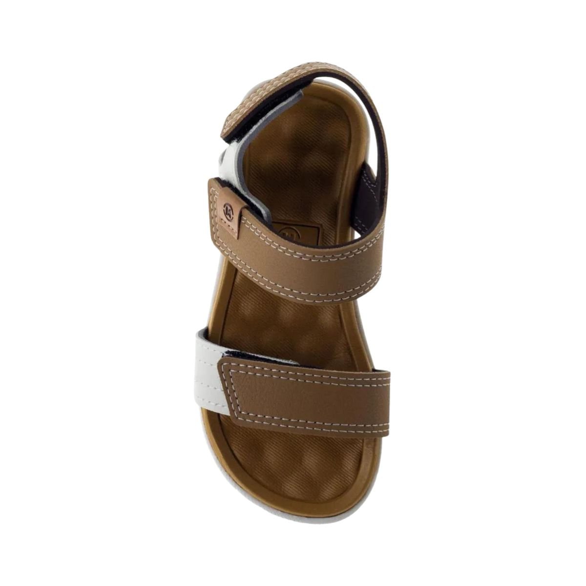 Sandalia Bebe Papete Molekinho 2135.153-13958.76941 Caramelo/Branco 6