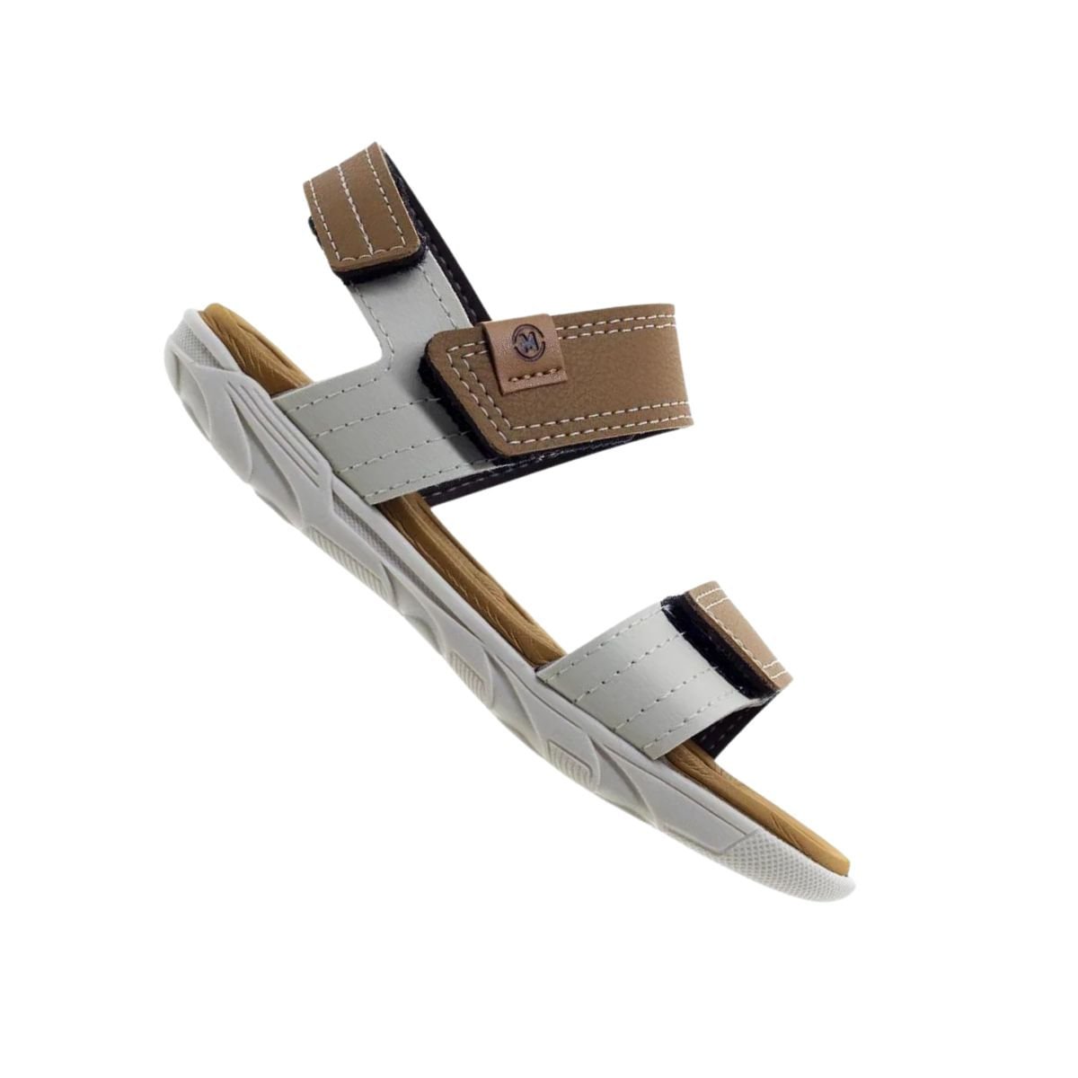 Sandalia Bebe Papete Molekinho 2135.153-13958.76941 Caramelo/Branco 7