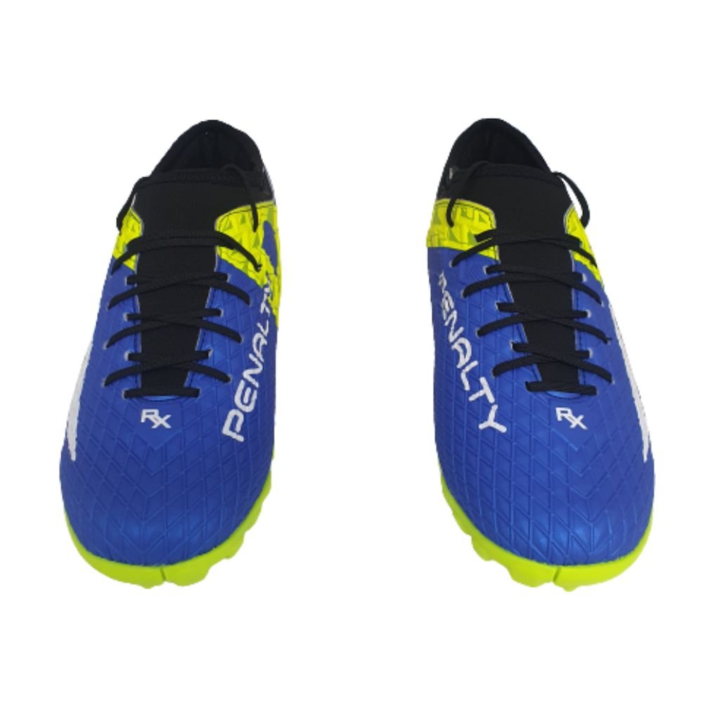 Chuteira Masculina Society Penalty Azul E Amarela Multicores 2