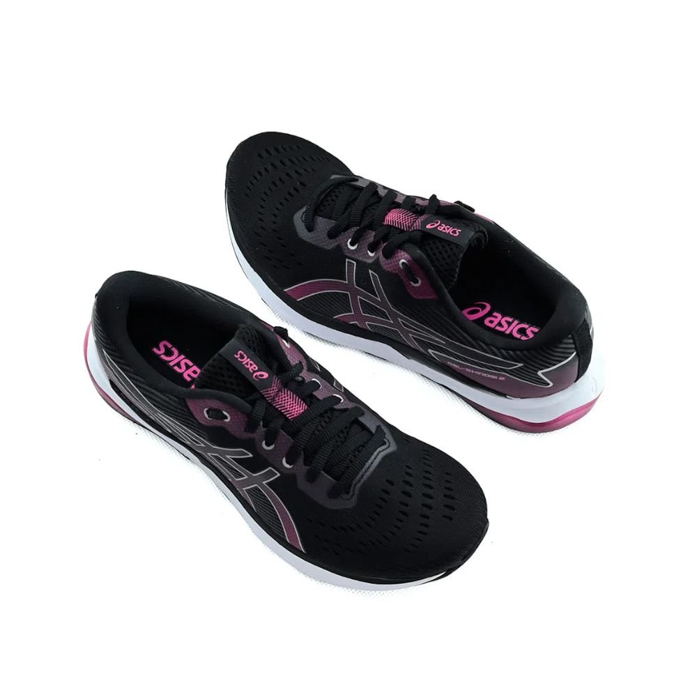 Tênis Running Feminino Asics Gel Shinobi 2 Preto E Rosa Preto 4