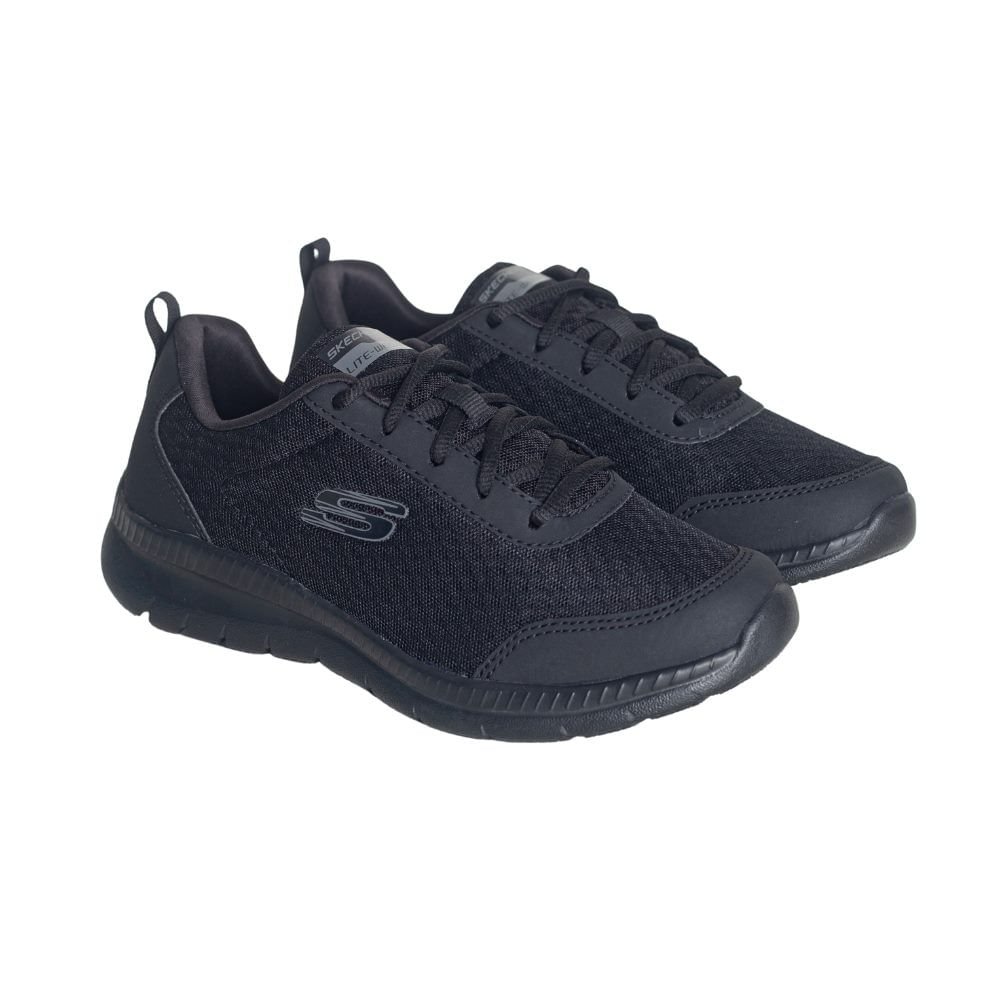 Tenis Running Fem Running Skechers Bountiful - Be Kind 149219br Preto 6