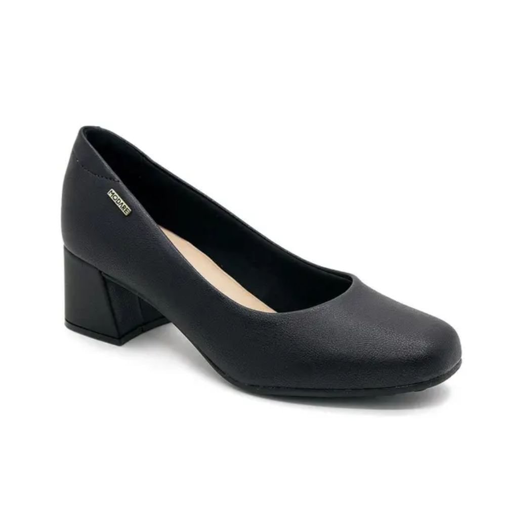 Sapato Feminino Salto Médio Modare Preto Preto 4