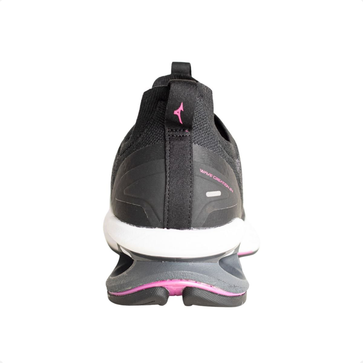 Tenis Running Wave Creation 24 Mizuno Preto/Cinza/Rosa 4