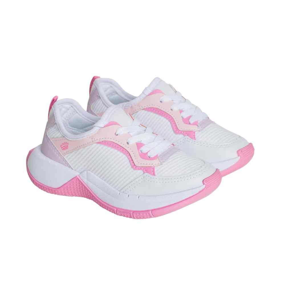 Tênis Infantil Casual Pink Cats V2221