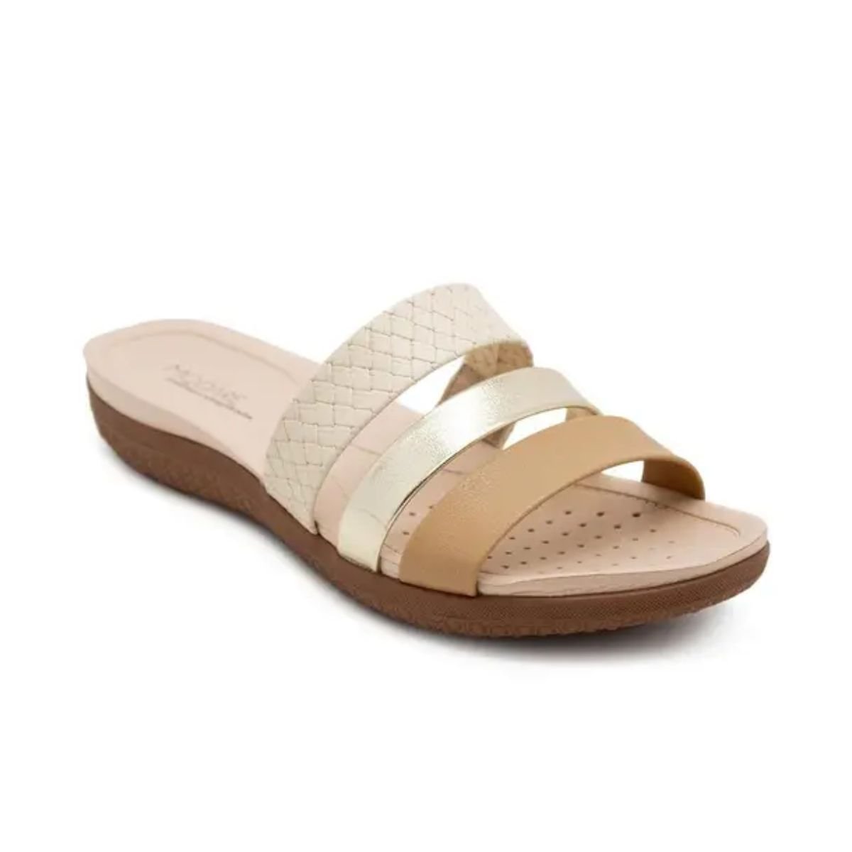 Tamanco Fem Anabela Modare  7125.200 Bege 2