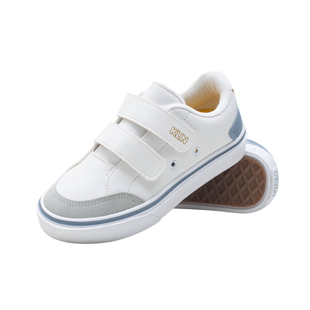 Tênis Infantil Casual Klin Branco E Azul Multicores 4