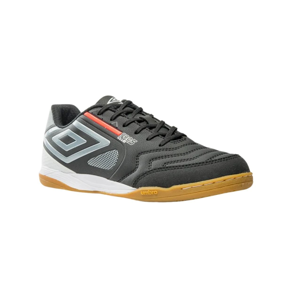Chuteira Indoor Masculino Pro 5 Bump Club Umbro Preto Preto 2
