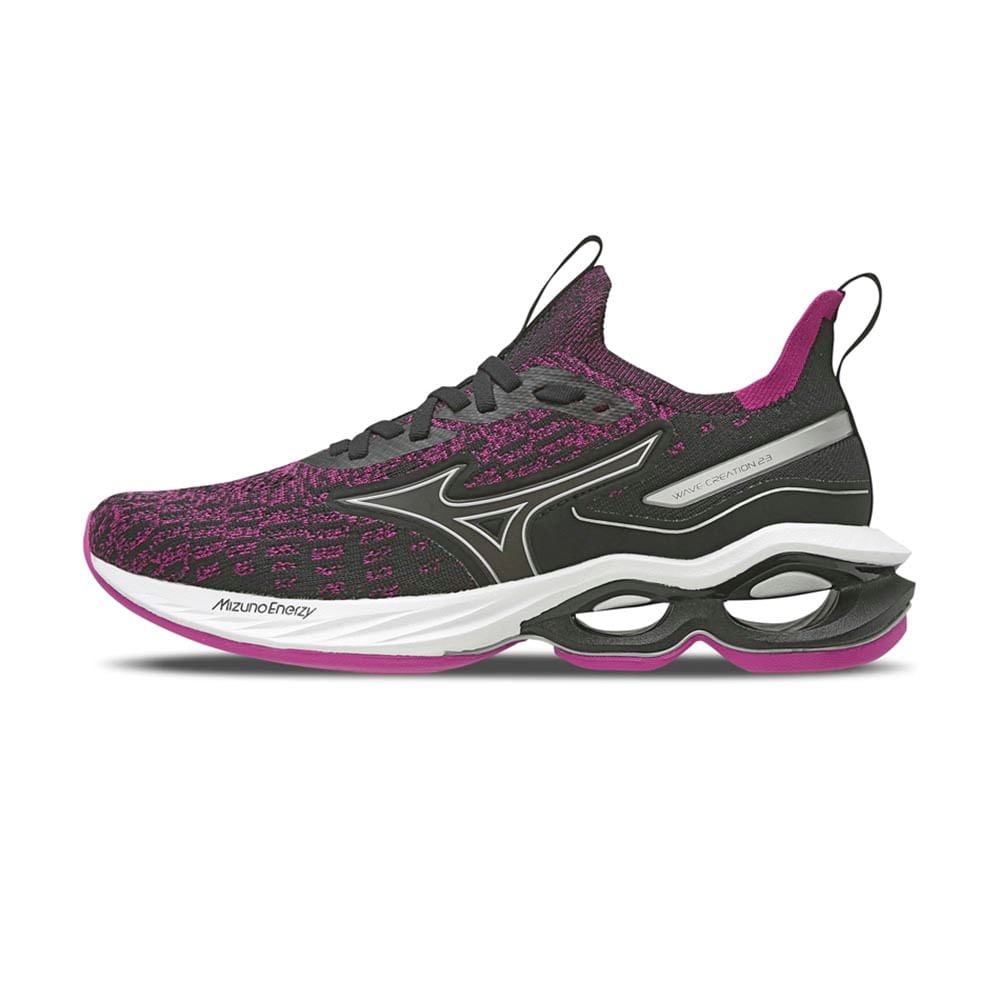 Tênis Mizuno Wave Creation 23 Waveknit Feminino Roxo 4