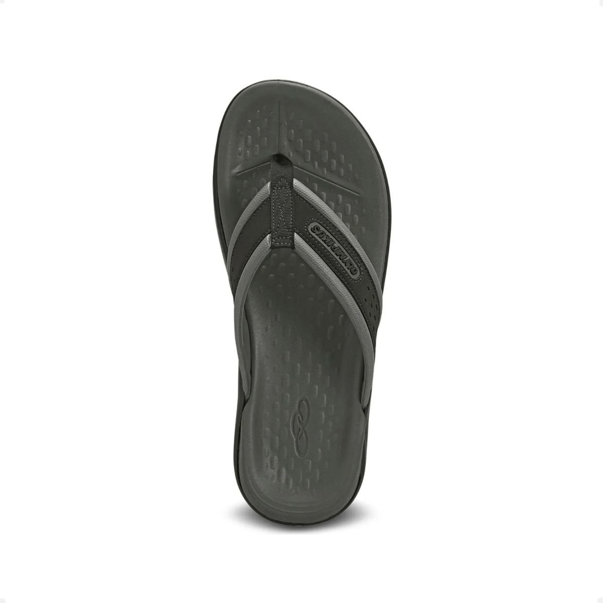 Chinelo Masculino Dedo Olympikus Preto E Chumbo Preto 2