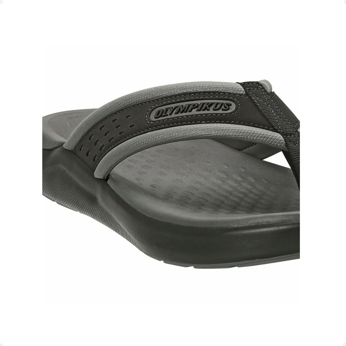 Chinelo Masculino Dedo Olympikus Preto E Chumbo Preto 3