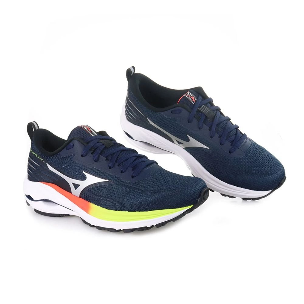 Tênis Masculino Running Wave Vitality 4 Mizuno Azul Marinho Azul 1