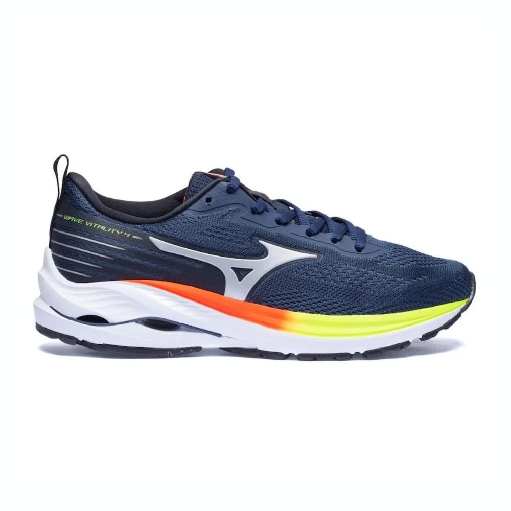 Tênis Masculino Running Wave Vitality 4 Mizuno Azul Marinho Azul 3