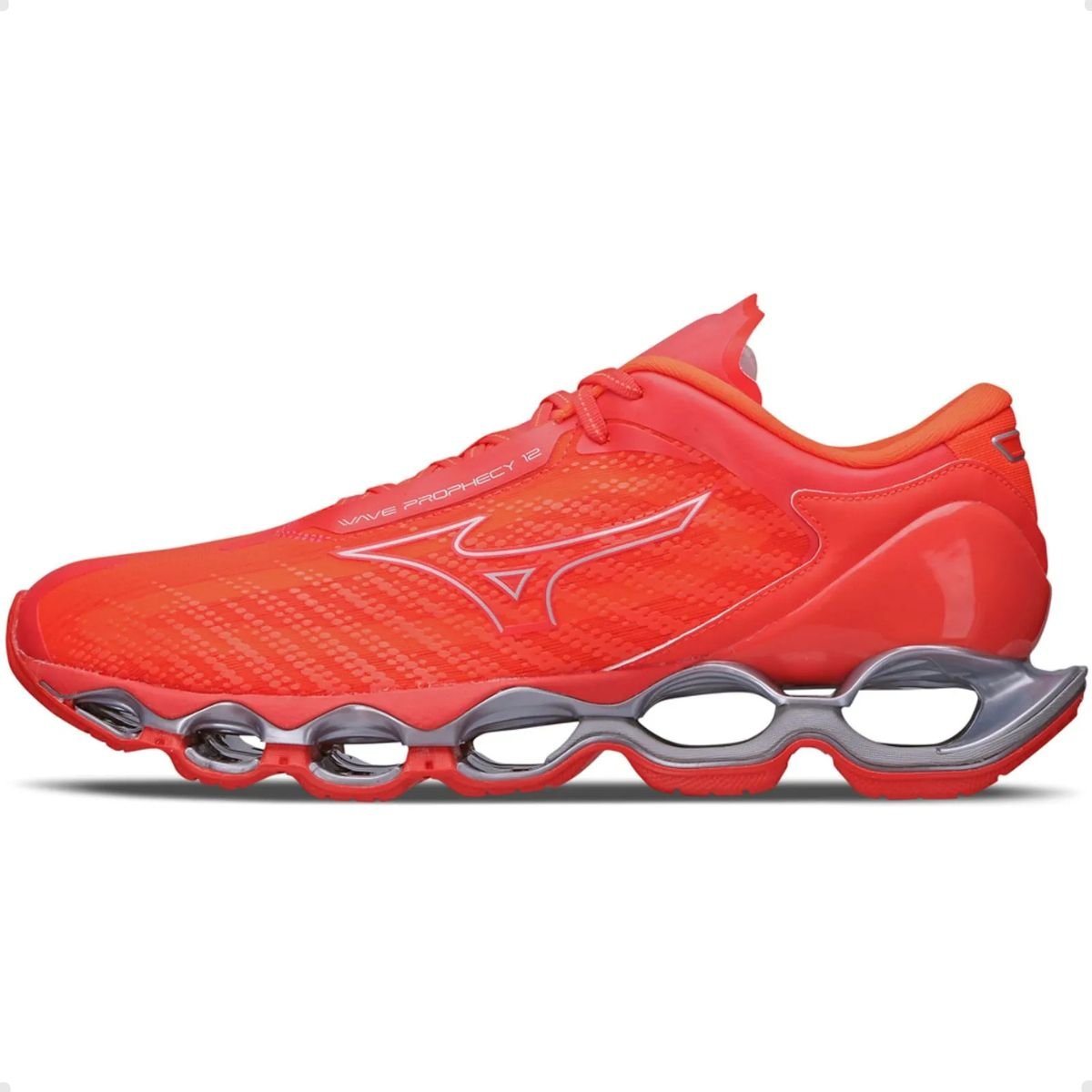 Tenis Running Masc Wave Prophecy 12 Mizuno 1020550 Laranja 4
