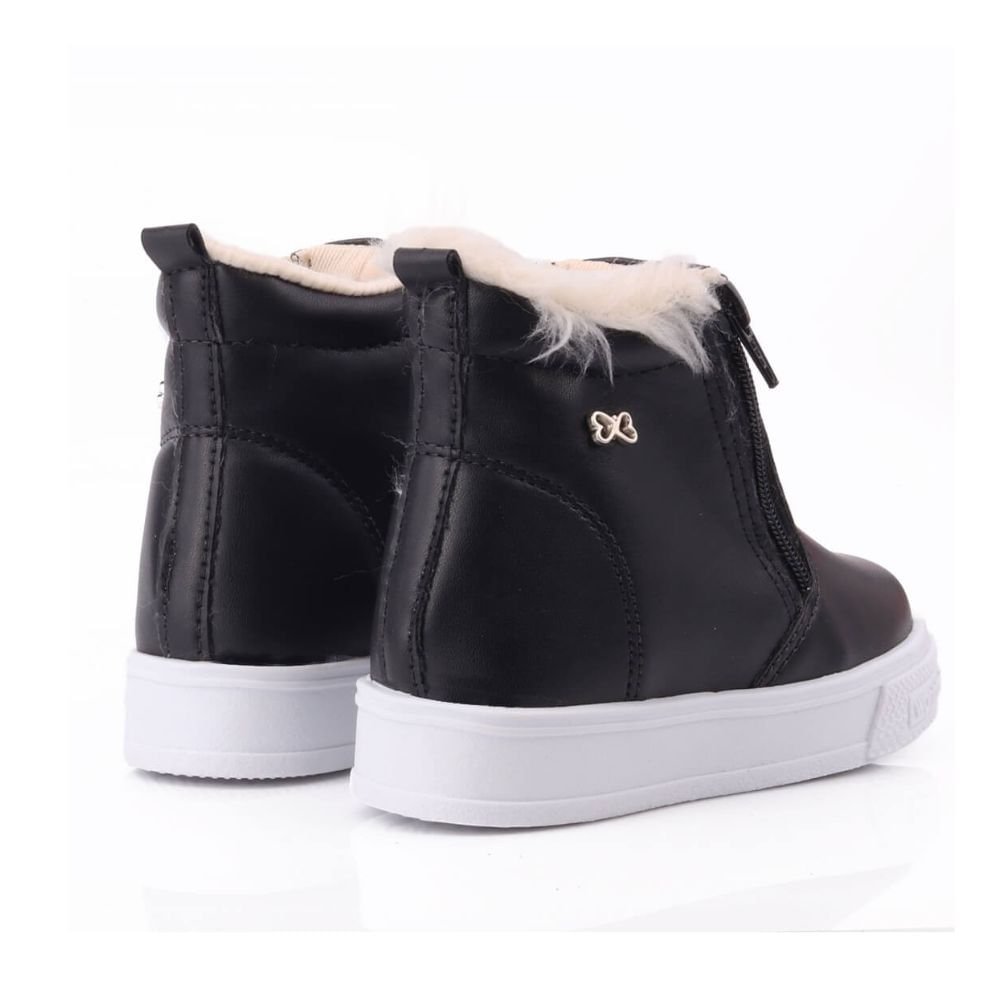 Bota Inf Cano Medio World Colors 710.008 Preto 3
