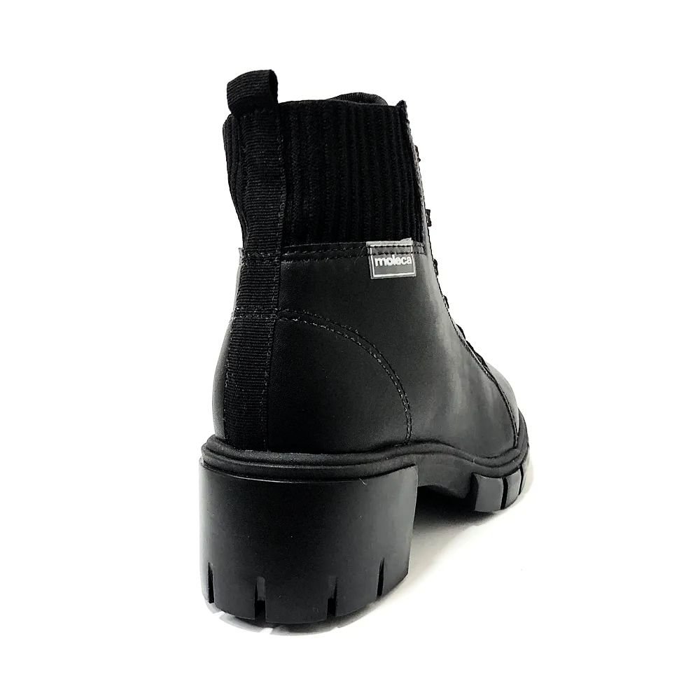 Bota Feminina Coturno Moleca Preta Preto 3