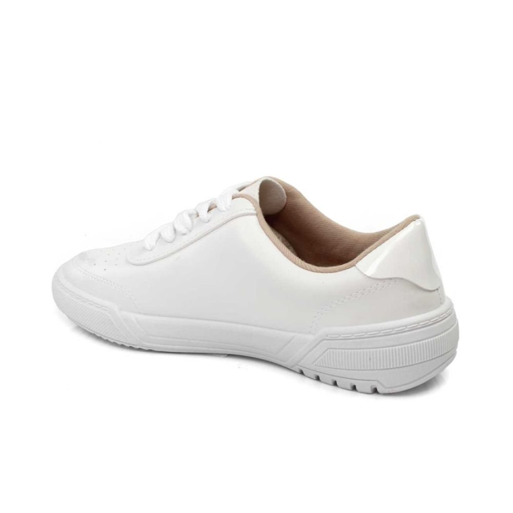 Tênis Moda Casual Feminino Moleca 5771.100 Branco 3
