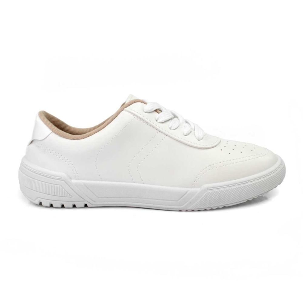 Tênis Moda Casual Feminino Moleca 5771.100 Branco 4