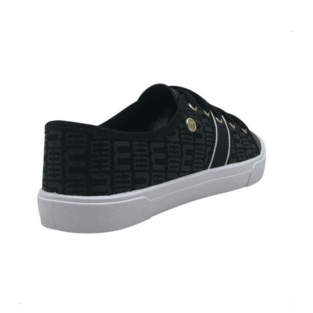 Tênis Moda Casual Feminino Moleca 5296.275 Preto 3