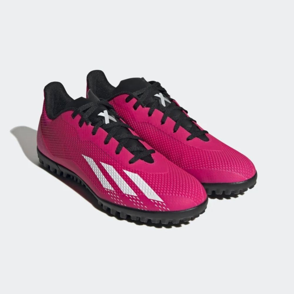 Chuteira Society Unissex X Speedportal.4 Adidas Rosa Preto 1