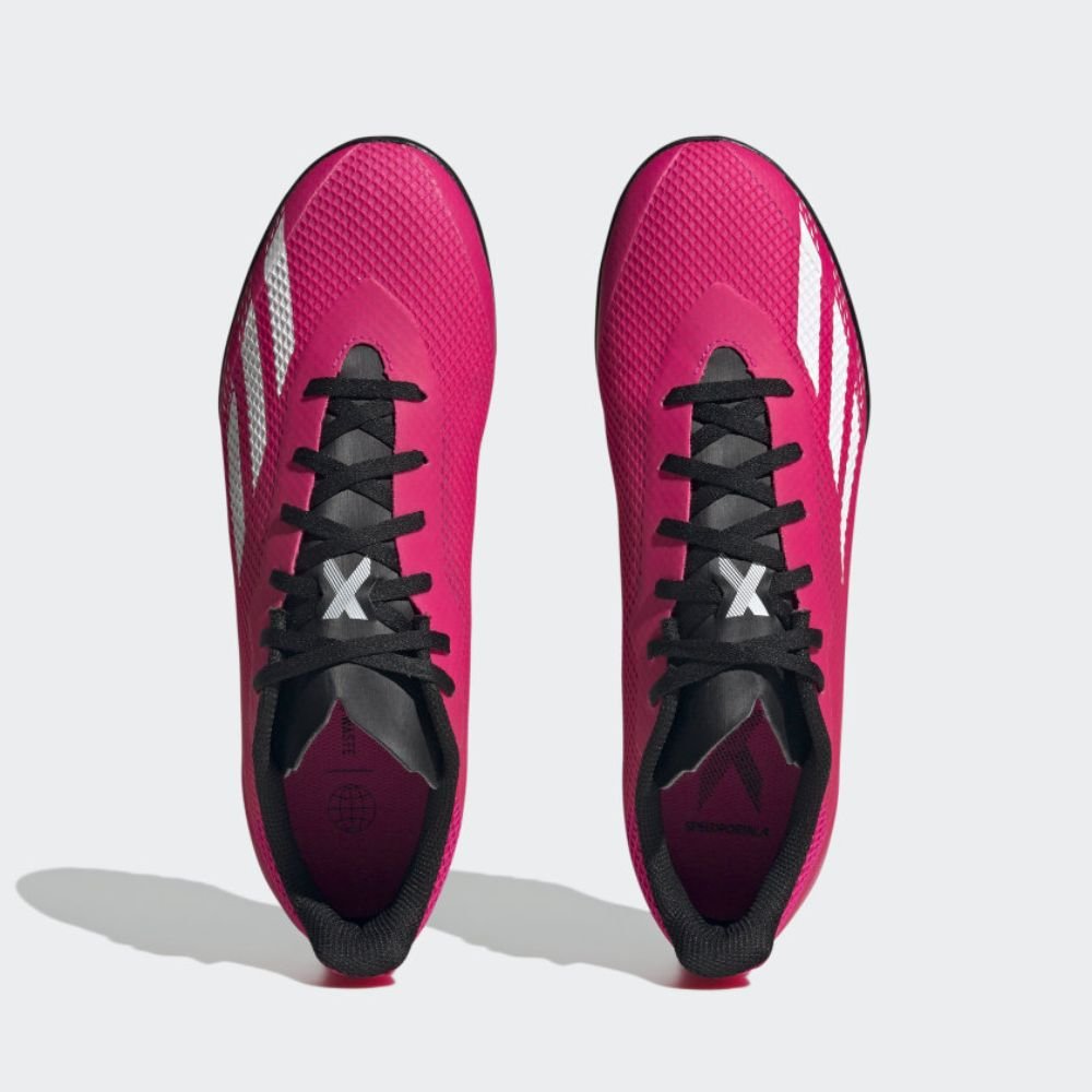 Chuteira Society Unissex X Speedportal.4 Adidas Rosa Preto 2