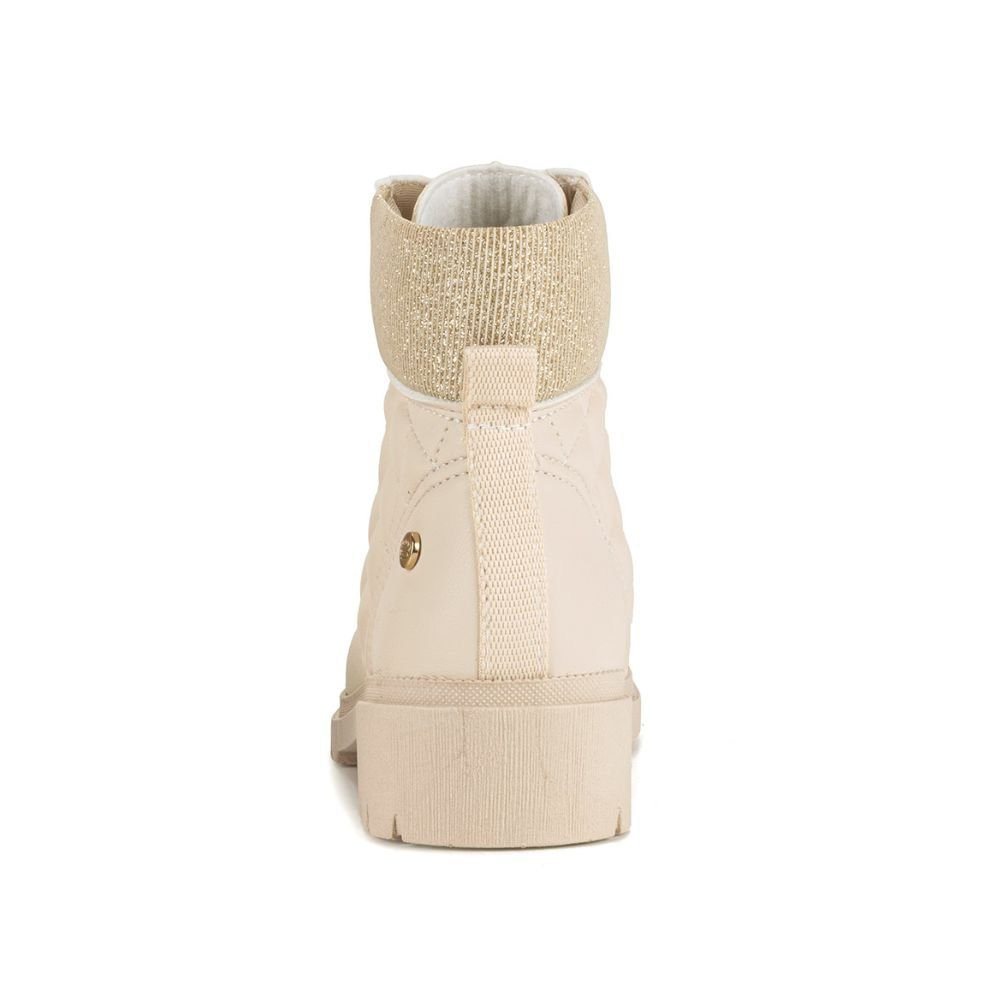 Bota Inf Coturno Pink Cats V3351-0002 Bege 3