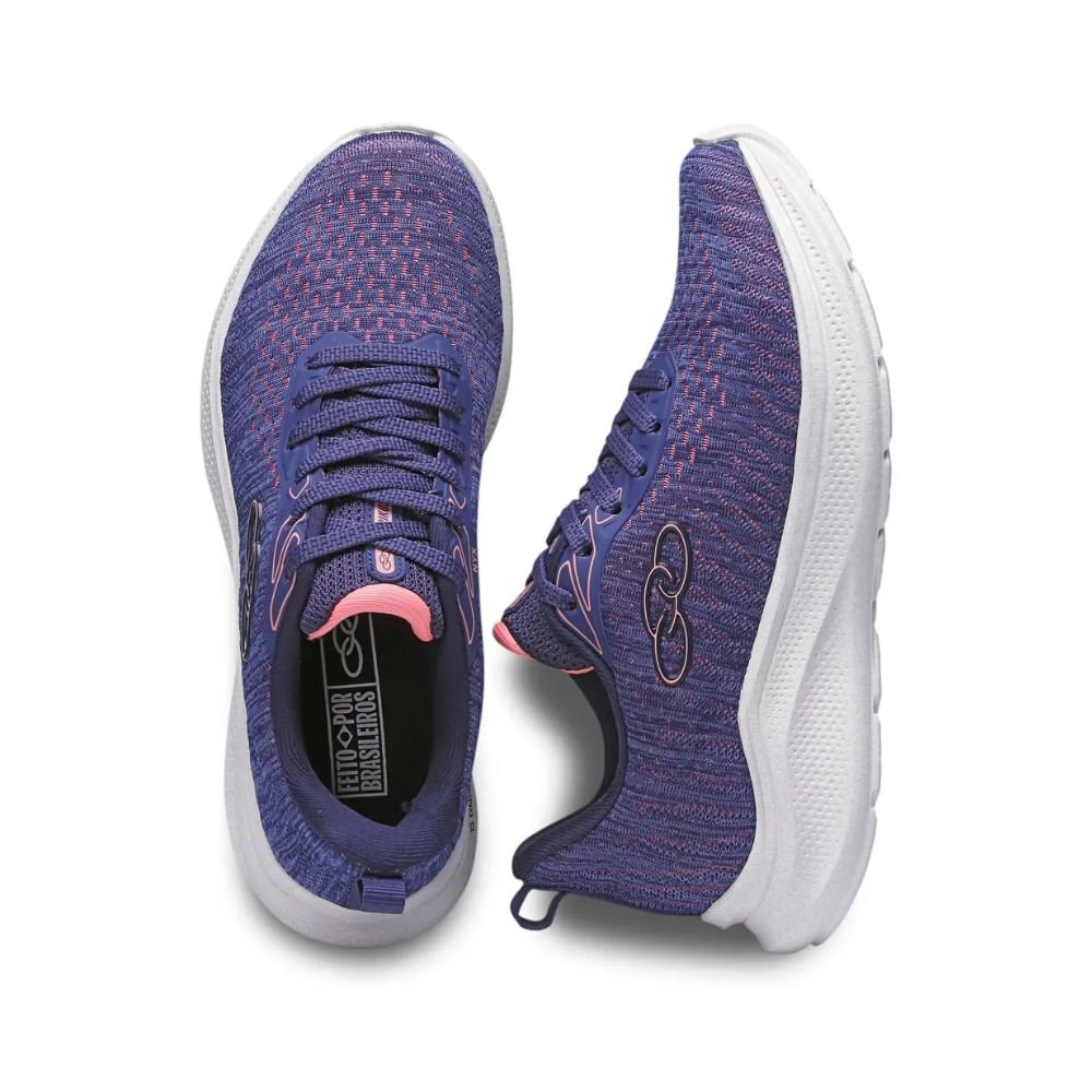 Tênis Running Feminino Olympikus Nyx Roxo Multicores 3