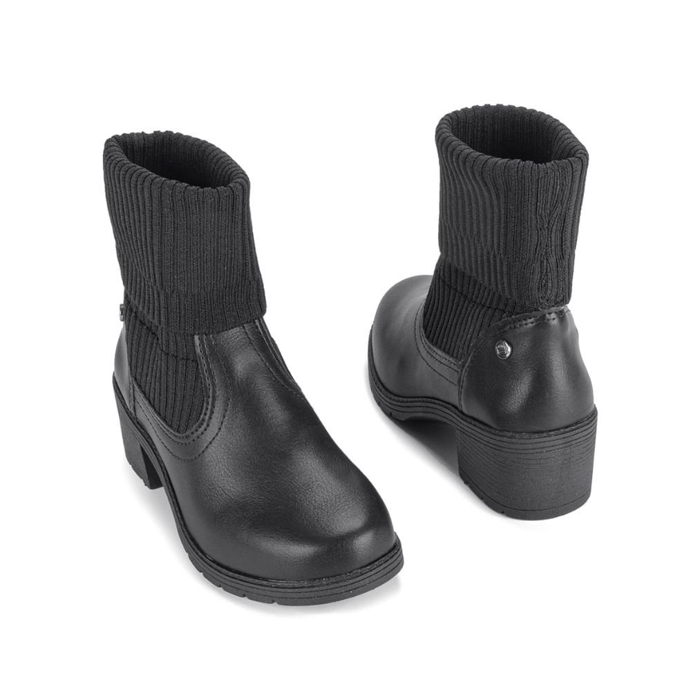 Coturno Pink Cats V3373-0005 Preto 1