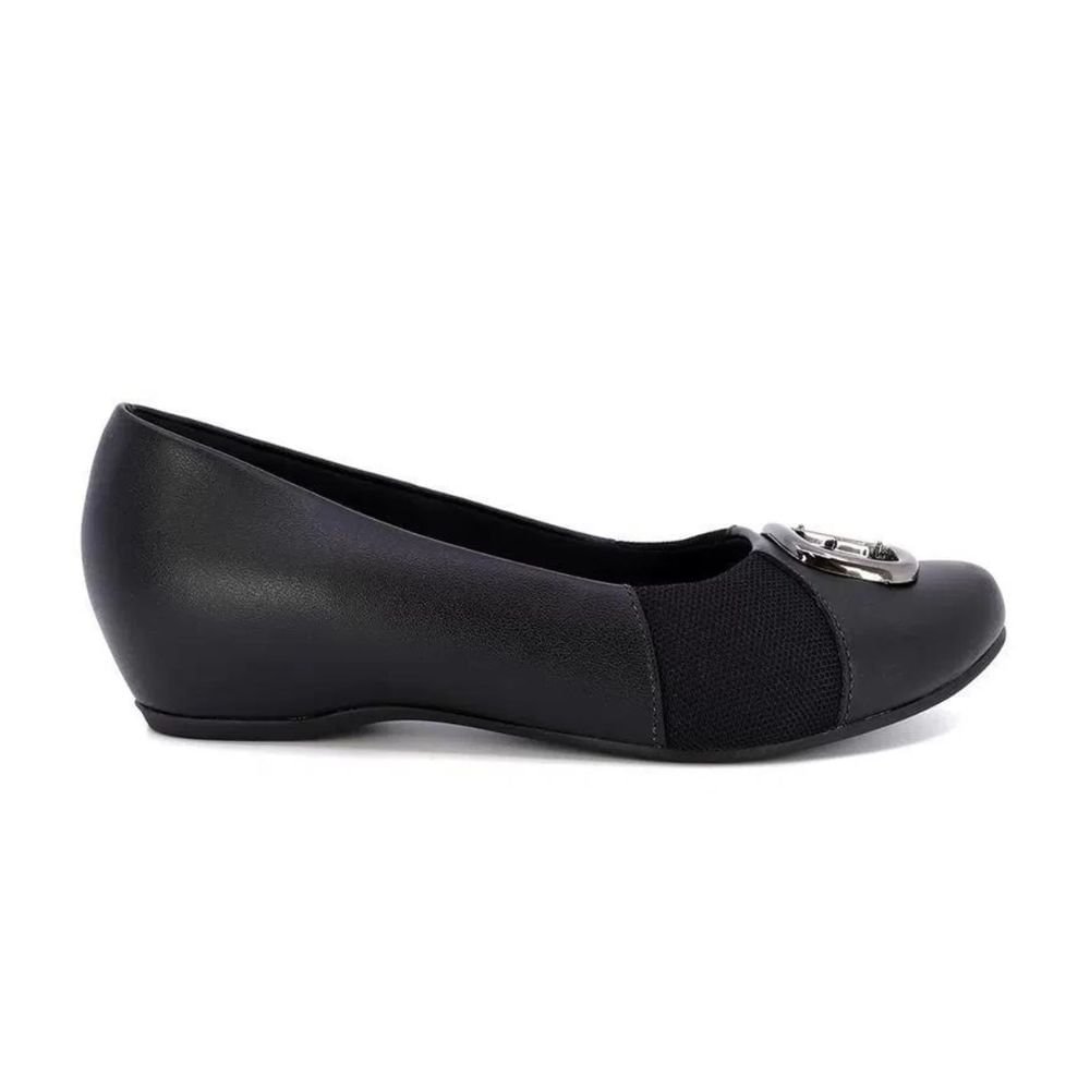 Sapatilha Feminino Bico Redondo Usaflex N2244-0001 Preto 4
