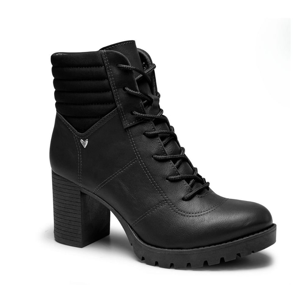 Bota Fem Coturno Mississipi Q6631a-0001 Preto 1