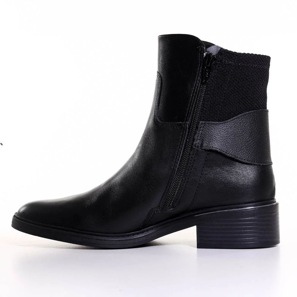 Bota Feminina Cano Médio Comfortflex Preta Preto 3