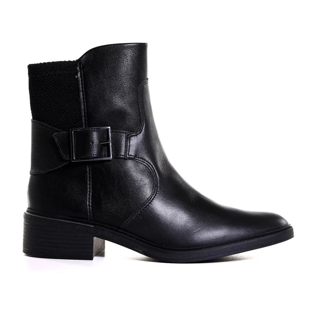 Bota Feminina Cano Médio Comfortflex Preta Preto 4