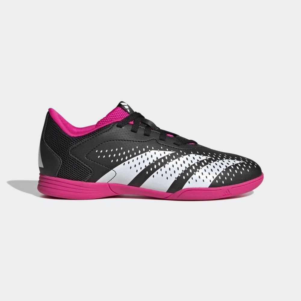 Chuteira Indoor Infantil Unissex Predator Accuracy.4 Adidas Preto E Pink Preto 4