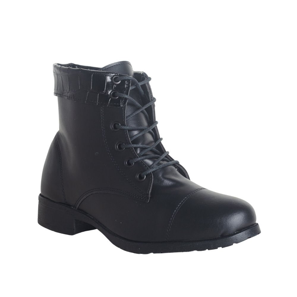 Bota Feminino Coturno West Line 2011 Preto 5