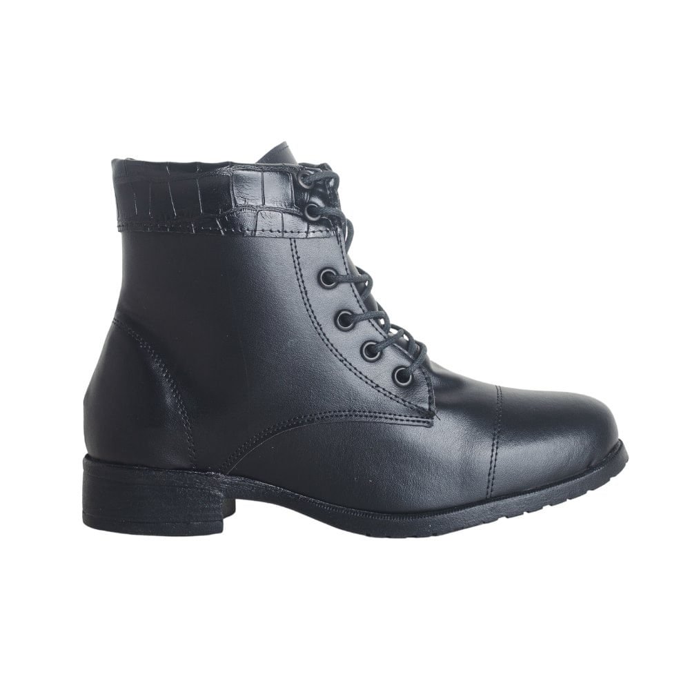 Bota Feminino Coturno West Line 2011 Preto 8