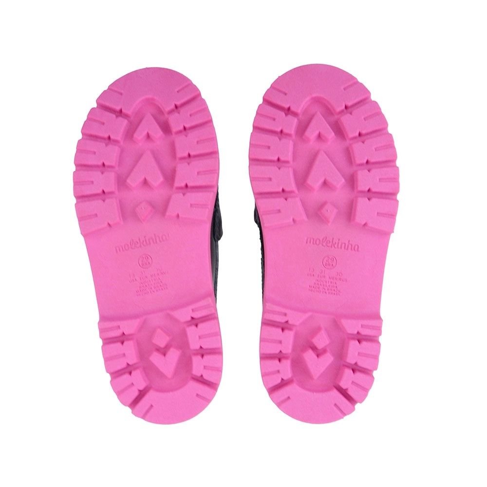 Sapato Infantil Mocassim Molekinha Em Verniz Preto Preto 4