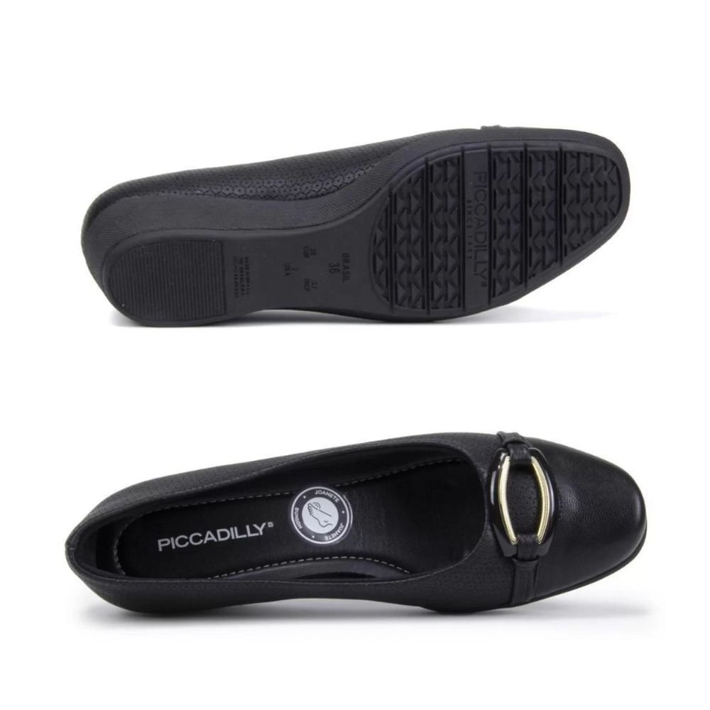 Sapato Fem Anabela Piccadilly 143193-Oi23/2 Preto 2