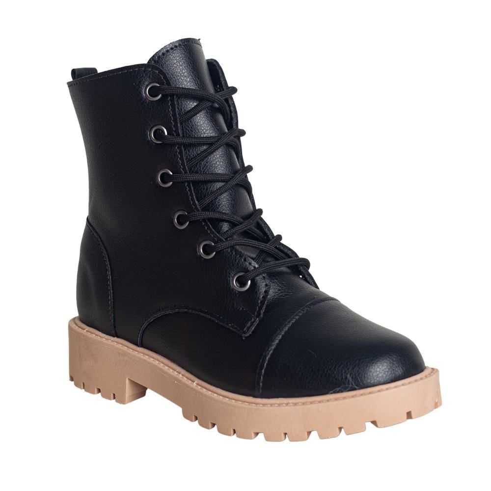 Bota Feminino Coturno Marina Carvalho 615 Preto 2