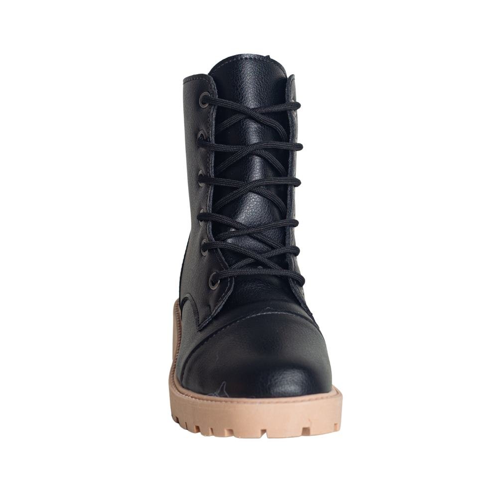 Bota Feminino Coturno Marina Carvalho 615 Preto 6