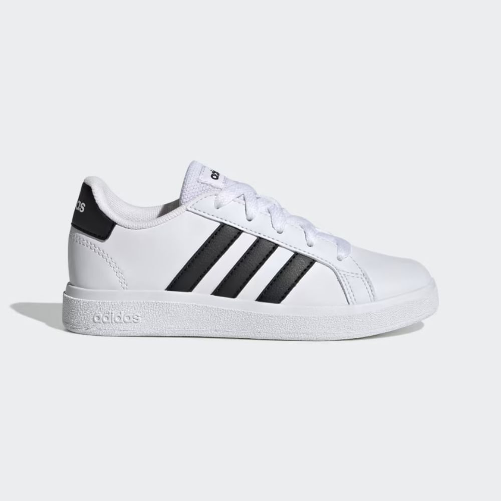 Tênis Casual Juvenil Grand Court 2.0 Adidas Branco Branco 1