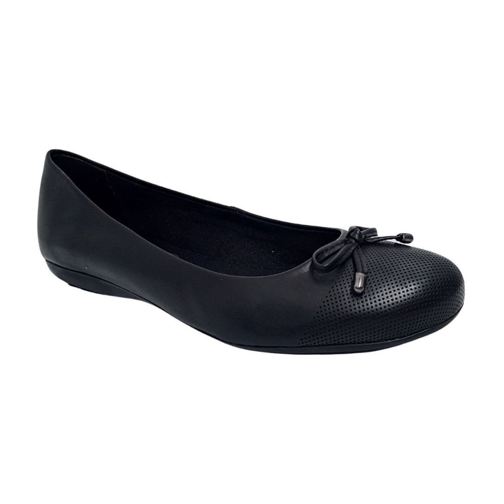Sapatilha Feminino Bico Redondo Bottero Laço Preta