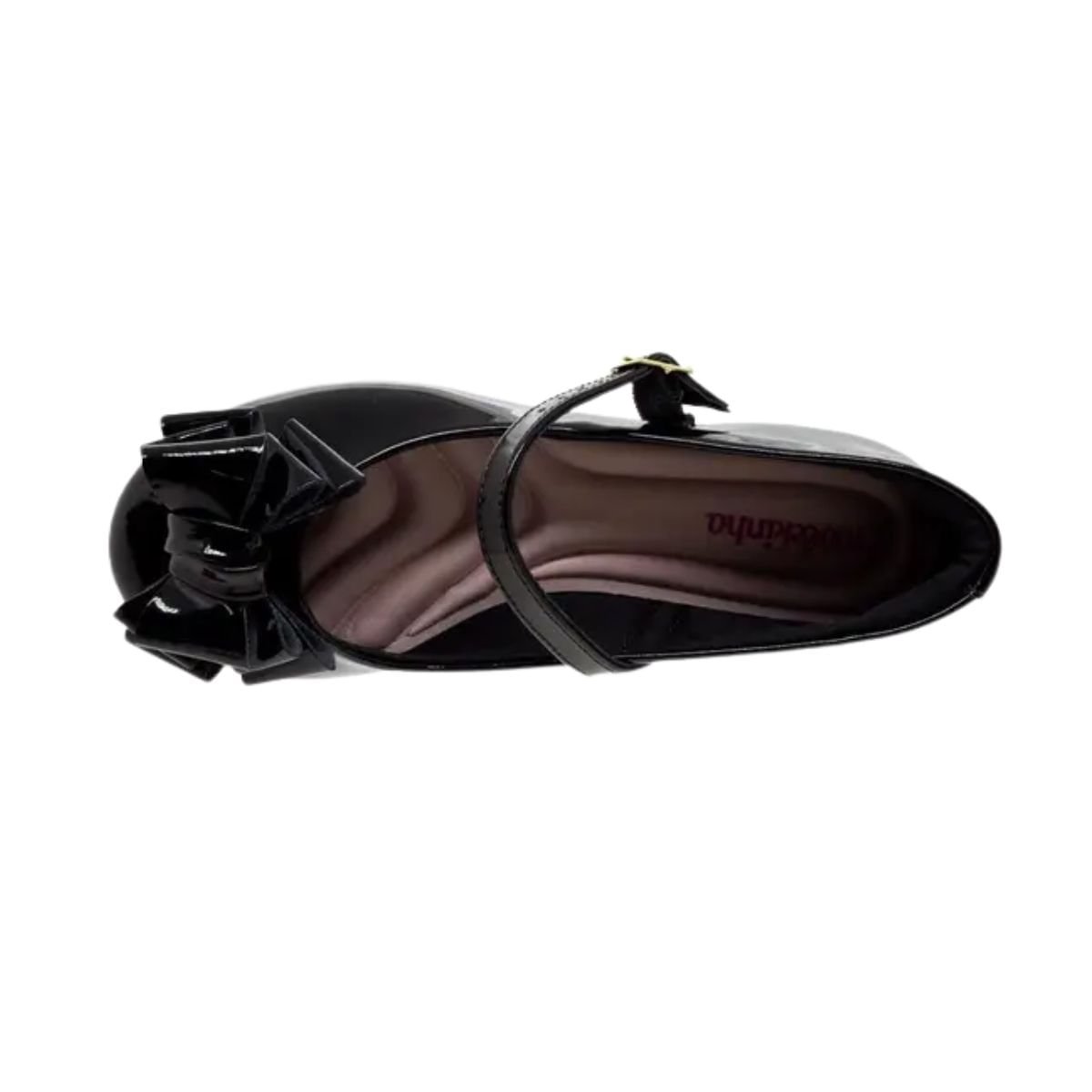 Sapatilha Infantil Molekinha Casual Verniz Preta Preto 3