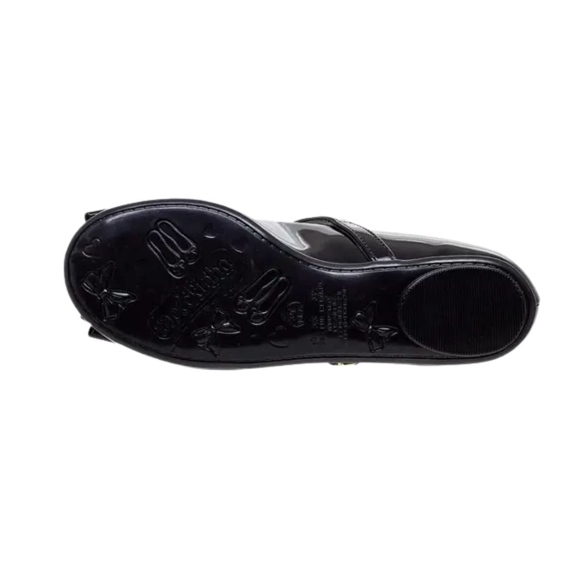 Sapatilha Infantil Molekinha Casual Verniz Preta Preto 4