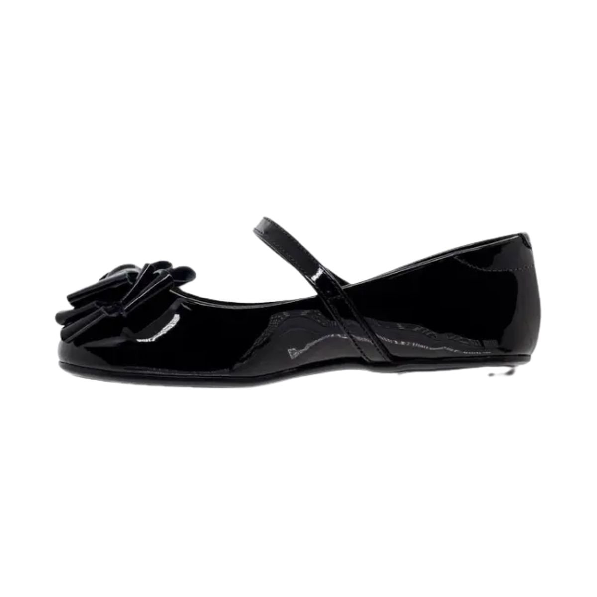 Sapatilha Infantil Molekinha Casual Verniz Preta Preto 5