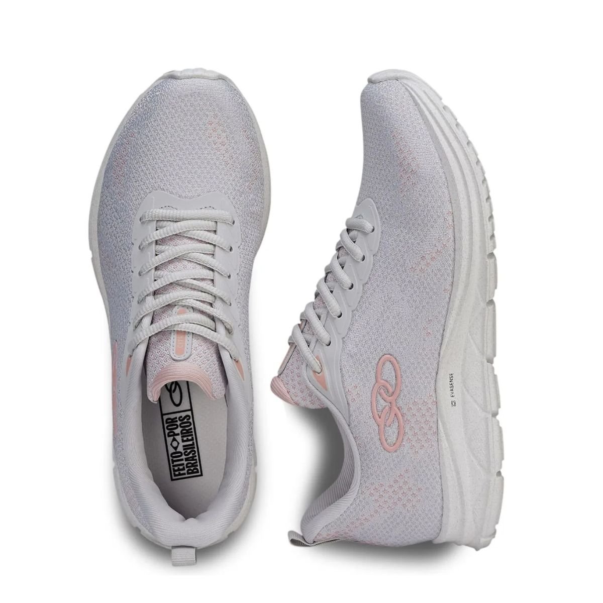 Tênis Running Feminino Olympikus Citrus 2 Cinza Cinza 3
