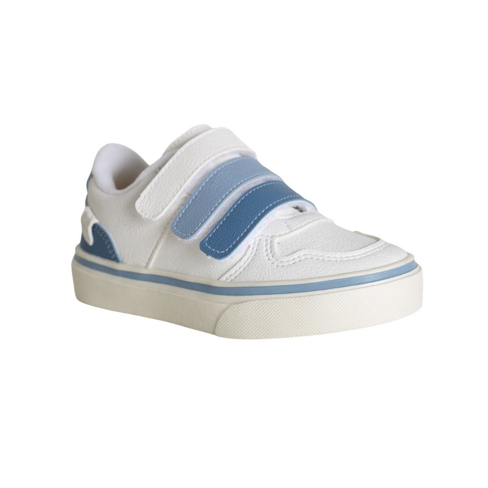 Tênis Casual Infantil Klin Freestyle Mini Branco E Azul Branco 2
