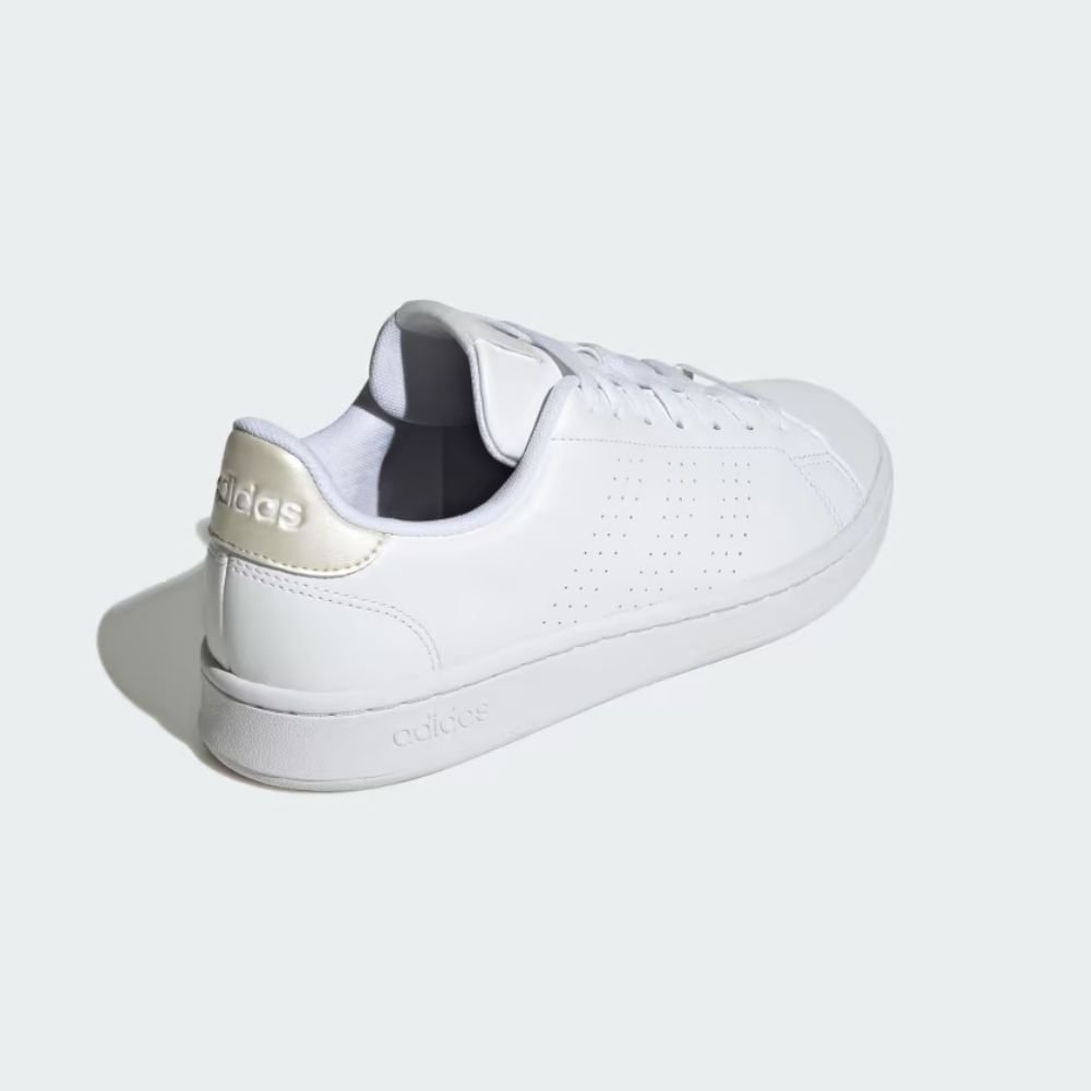 Tênis Casual Feminino Advantage Adidas Branco Branco 4