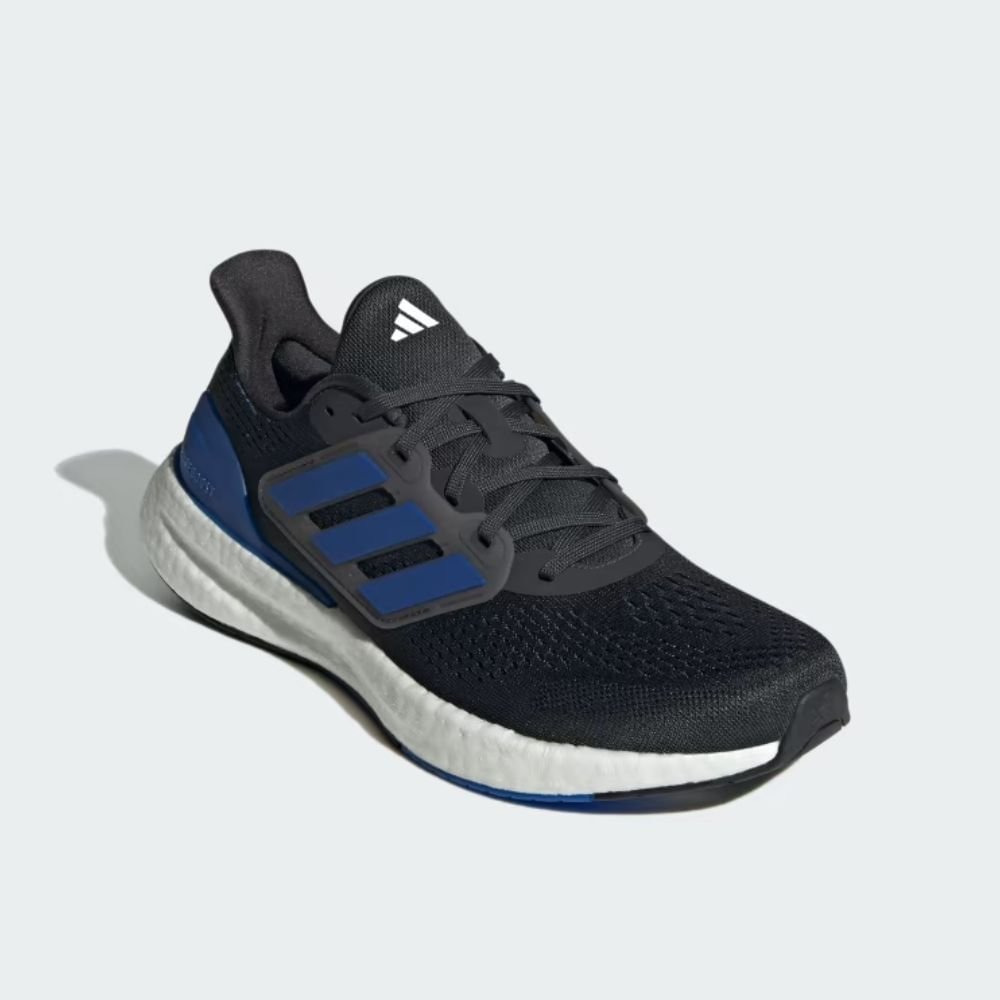 Tênis Running Masculino Pureboost 23 Adidas Chumbo E Azul Multicores 2
