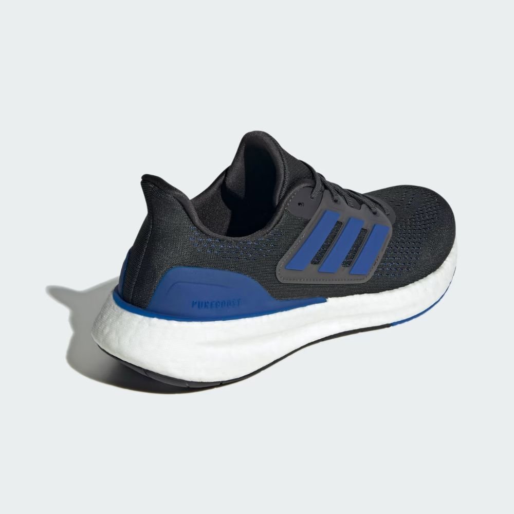 Tênis Running Masculino Pureboost 23 Adidas Chumbo E Azul Multicores 4