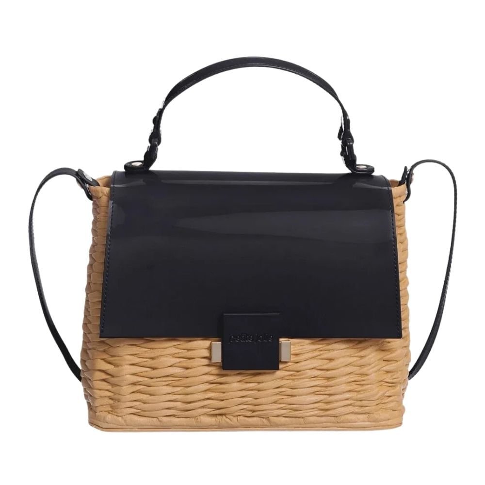 Bolsa Fem Transversal Petite Jolie Pj10268 Preto 1